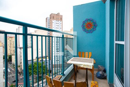 Varanda da Sala de apartamento para alugar com 1 quarto, 33m² em Bela Vista, São Paulo