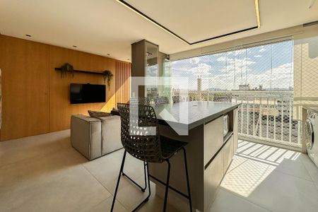 Sala de apartamento à venda com 1 quarto, 49m² em Parque Industrial Tomas Edson, São Paulo