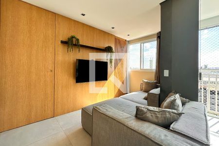 Sala de apartamento à venda com 1 quarto, 49m² em Parque Industrial Tomas Edson, São Paulo