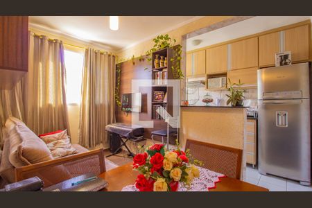 Sala/Cozinha de apartamento à venda com 2 quartos, 52m² em Recanto Quarto Centenário, Jundiaí