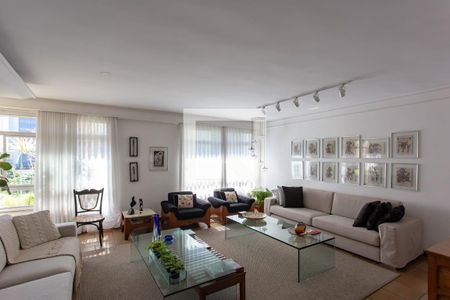 Sala de apartamento para alugar com 4 quartos, 280m² em Funcionários, Belo Horizonte