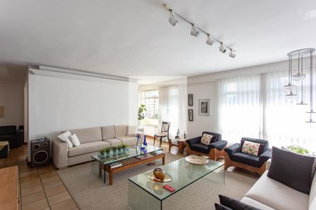 Sala de apartamento para alugar com 4 quartos, 280m² em Funcionários, Belo Horizonte