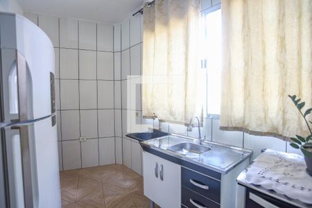 Cozinha e Área de Serviço de apartamento para alugar com 1 quarto, 36m² em Campanário, Diadema