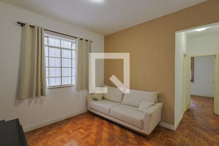 Sala de apartamento para alugar com 2 quartos, 90m² em Funcionários, Belo Horizonte