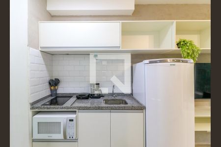 Studio à venda com 25m², 1 quarto e sem vagaCozinha