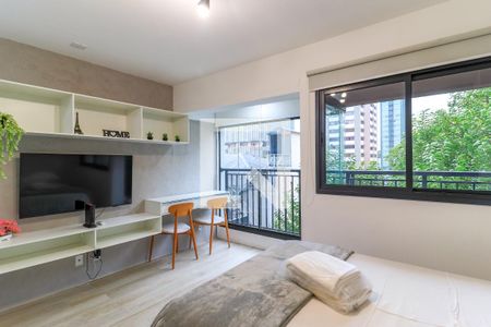 Sala/Quarto de kitnet/studio à venda com 1 quarto, 25m² em Campo Belo, São Paulo