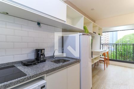Studio à venda com 25m², 1 quarto e sem vagaCozinha