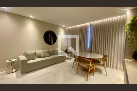 Sala de apartamento para alugar com 3 quartos, 128m² em Grajaú, Belo Horizonte