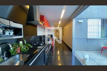 Varanda gourmet de apartamento para alugar com 3 quartos, 128m² em Grajaú, Belo Horizonte