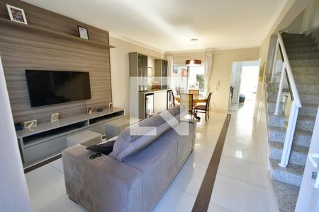 Sala de casa de condomínio para alugar com 3 quartos, 125m² em Chácara da Barra, Campinas