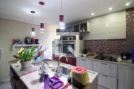 Cozinha de casa para alugar com 3 quartos, 106m² em Vila Santa Luzia, São Bernardo do Campo