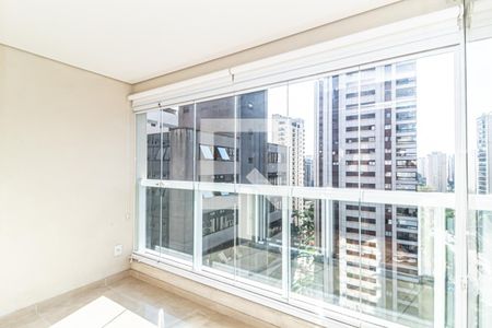 Sala de apartamento para alugar com 1 quarto, 44m² em Indianópolis, São Paulo