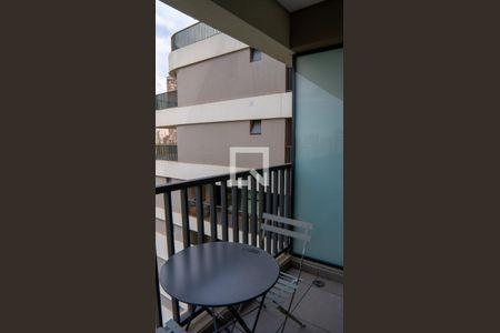 Studio à venda com 25m², 1 quarto e sem vagaVaranda