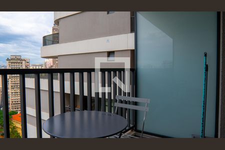 Studio à venda com 25m², 1 quarto e sem vagaVaranda