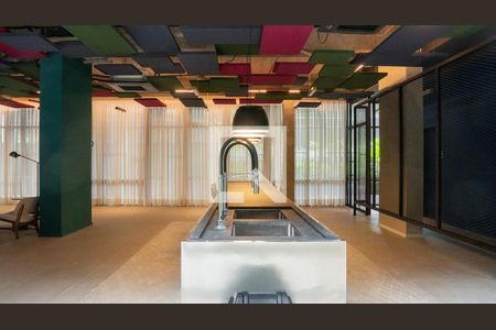 Studio à venda com 25m², 1 quarto e sem vagaSalão de Festas