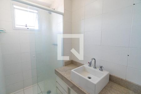 Banheiro da Suíte de apartamento à venda com 1 quarto, 40m² em Vila do Encontro, São Paulo