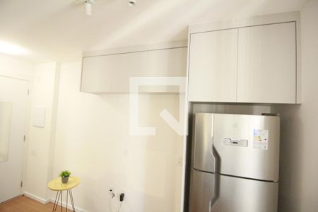 Cozinha de apartamento para alugar com 1 quarto, 26m² em Vila Nova Conceição, São Paulo