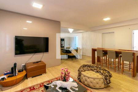 Sala de apartamento à venda com 4 quartos, 140m² em Sion, Belo Horizonte