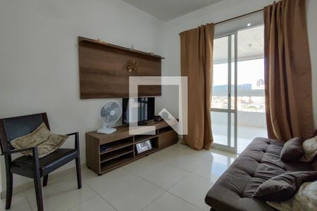 Sala de apartamento para alugar com 2 quartos, 87m² em Guilhermina, Praia Grande