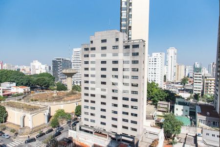 Vista da varanda de kitnet/studio à venda com 1 quarto, 28m² em Vila Mariana, São Paulo