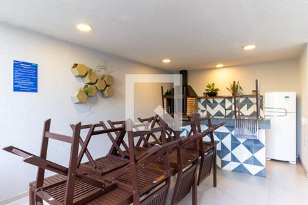 Apartamento à venda com 23m², 1 quarto e sem vaga Apartamento à venda com 23m², 1 quarto e sem vagaÁrea comum - Churrasqueira