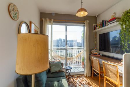 Sala de apartamento para alugar com 1 quarto, 24m² em Barra Funda, São Paulo