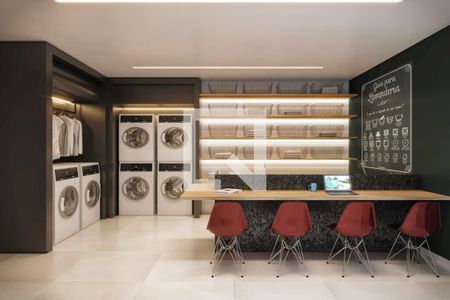 Studio à venda com 24m², 1 quarto e sem vagaLavanderia 