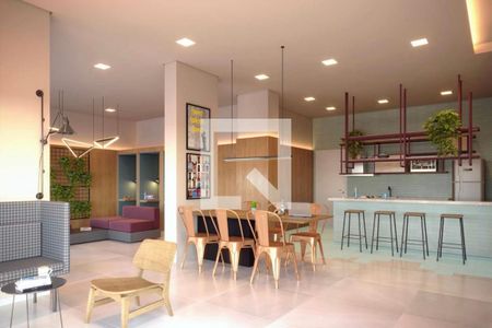 Studio à venda com 24m², 1 quarto e sem vagaÁrea comum - Salão de festas