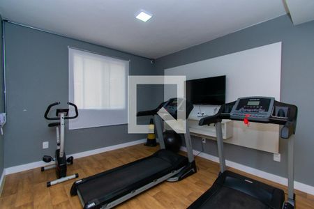 Apartamento para alugar com 36m², 1 quarto e 1 vaga Apartamento para alugar com 36m², 1 quarto e 1 vagaÁrea comum - Academia