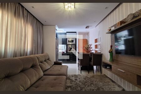 Sala de apartamento para alugar com 2 quartos, 98m² em Vila Camilópolis, Santo André