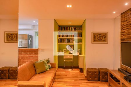 Sala de apartamento à venda com 3 quartos, 108m² em Vila Alexandria, São Paulo