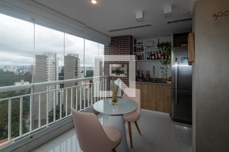 Varanda gourmet de apartamento à venda com 2 quartos, 73m² em Jardim Ampliação, São Paulo