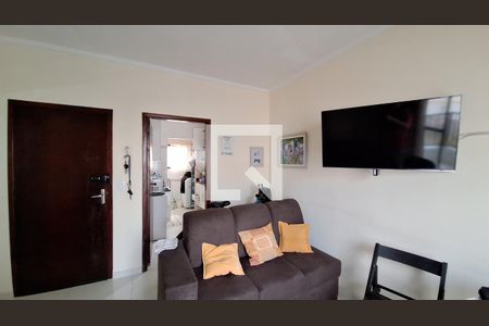 Sala de apartamento para alugar com 1 quarto, 42m² em Guilhermina, Praia Grande