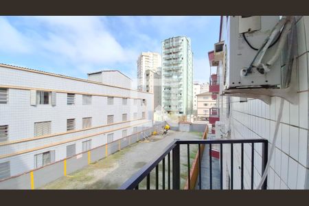 Sacada de apartamento para alugar com 1 quarto, 42m² em Guilhermina, Praia Grande