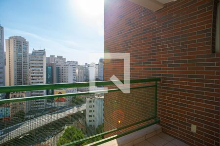 Varanda da Sala de apartamento para alugar com 3 quartos, 85m² em Liberdade, São Paulo