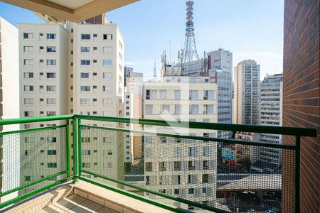 Varanda da Sala de apartamento para alugar com 3 quartos, 85m² em Liberdade, São Paulo