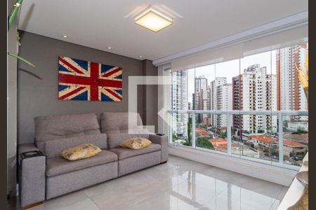 Sala de Estar/Varanda de apartamento para alugar com 1 quarto, 50m² em Jardim Anália Franco, São Paulo