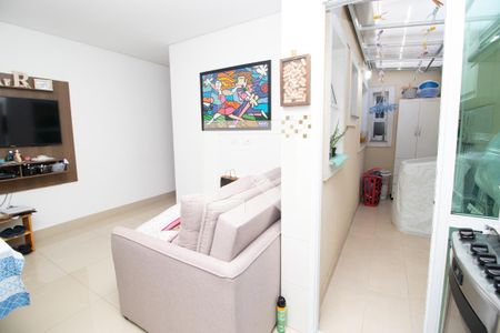 Sala de apartamento para alugar com 1 quarto, 50m² em Parque Oratório, Santo André