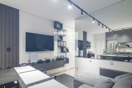 Sala de apartamento para alugar com 2 quartos, 120m² em Vila Camilópolis, Santo André