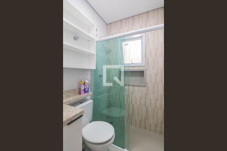 Banheiro da Suite de apartamento para alugar com 2 quartos, 120m² em Vila Camilópolis, Santo André