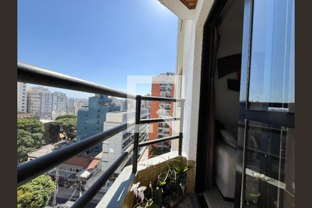 Varanda da Sala de apartamento à venda com 2 quartos, 58m² em Vila Clementino, São Paulo