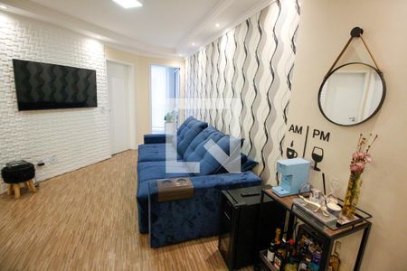 Sala de apartamento para alugar com 2 quartos, 58m² em Jardim Monte Alegre, Taboão da Serra