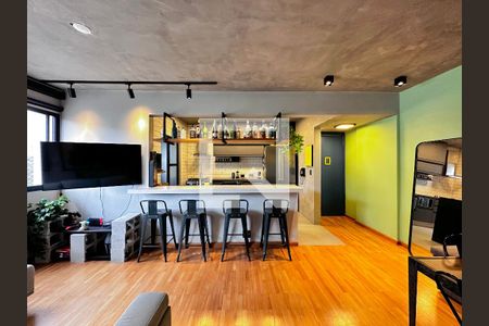 Sala de apartamento à venda com 2 quartos, 88m² em Chácara Santo Antônio (zona Sul), São Paulo