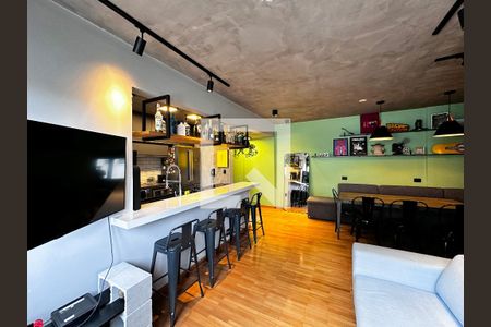 Sala de apartamento à venda com 2 quartos, 88m² em Chácara Santo Antônio (zona Sul), São Paulo