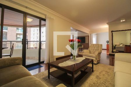Sala de apartamento à venda com 4 quartos, 278m² em Cambuí, Campinas