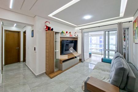 Sala de apartamento para alugar com 2 quartos, 80m² em Guilhermina, Praia Grande