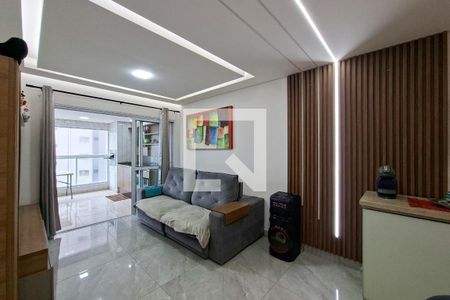Sala de apartamento para alugar com 2 quartos, 80m² em Guilhermina, Praia Grande