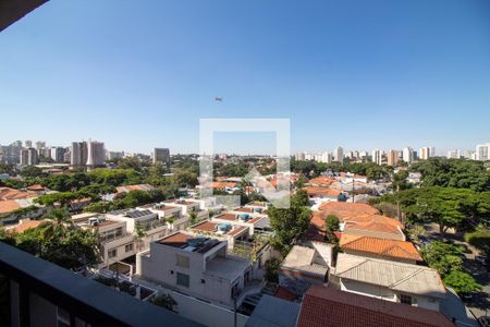 Varanda vista de kitnet/studio para alugar com 1 quarto, 24m² em Campo Belo, São Paulo