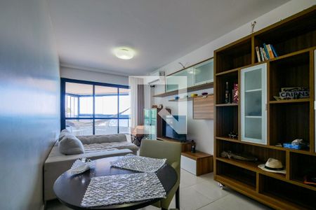 Apartamento para alugar com 72m², 1 quarto e 2 vagasSala