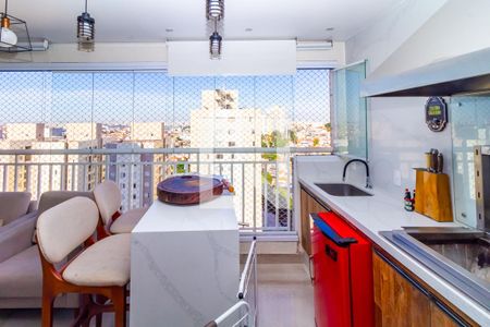 Varanda gourmet de apartamento à venda com 3 quartos, 85m² em Vila Ema, São Paulo